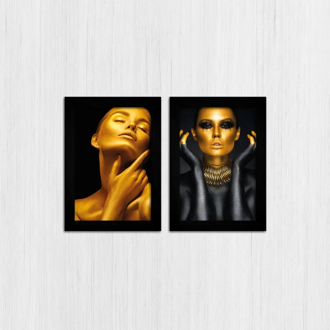 Kit 2 Quadros Mulheres-de-Ouro - Imagem 3
