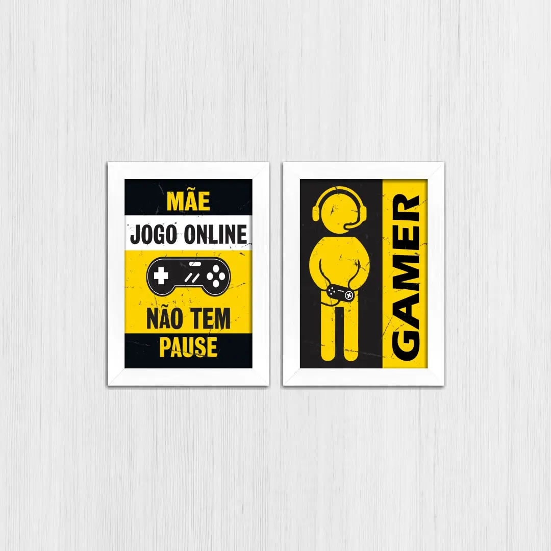 Kit 2 Quadros Jogo-Online - Imagem 3