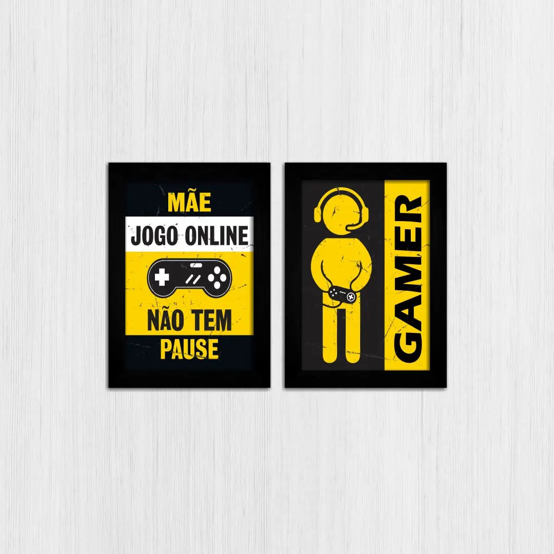 Kit 2 Quadros Jogo-Online - Imagem 4