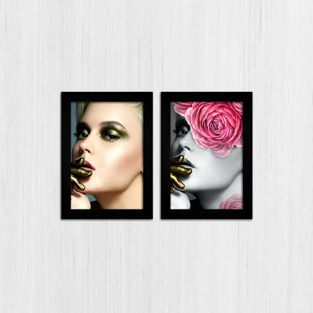 Kit 2 Quadro Modelos-Flor - Imagem 3