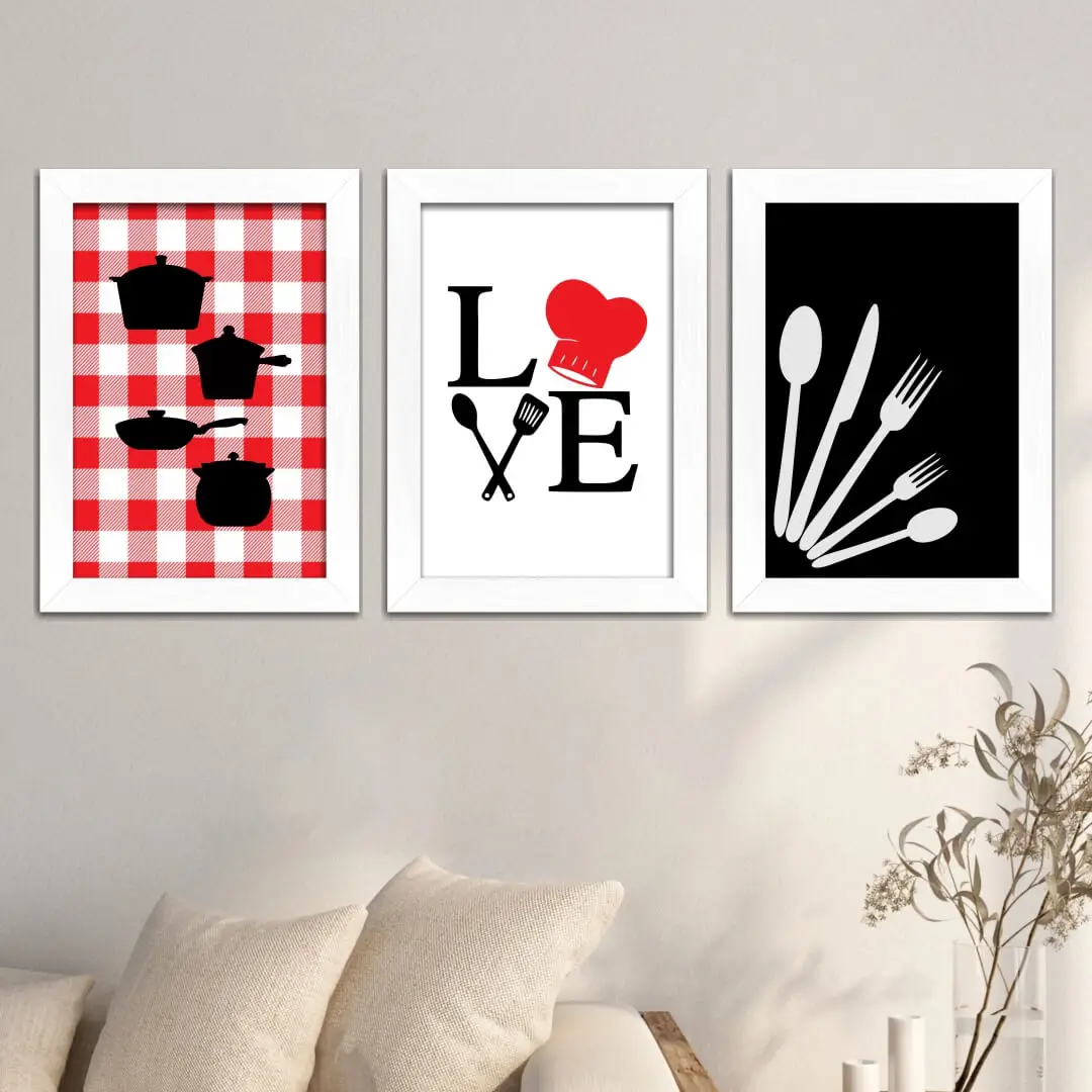 Quadro Decorativo Frase Love Cozinha - Imagem 2