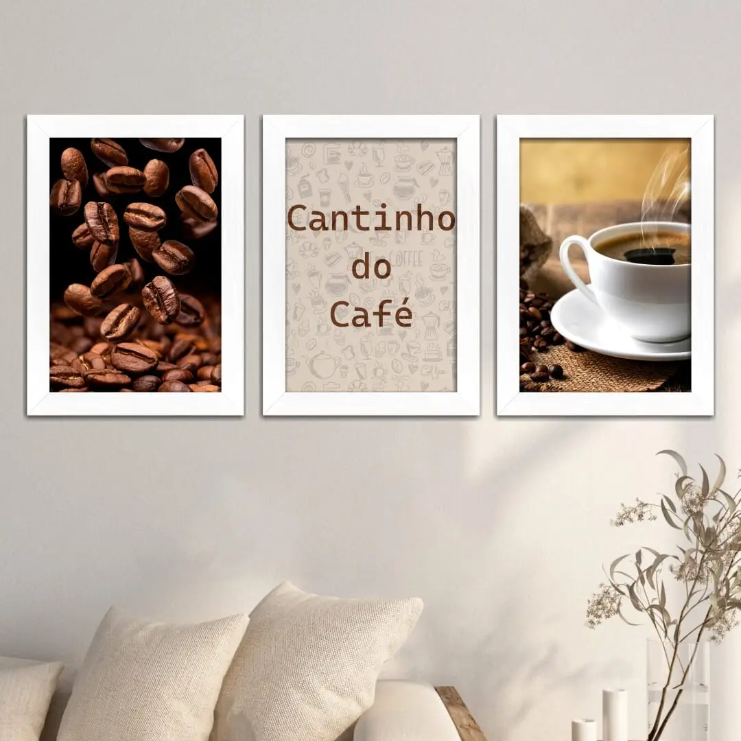 Kit 3 Quadros Cantinho do Café - Imagem 2