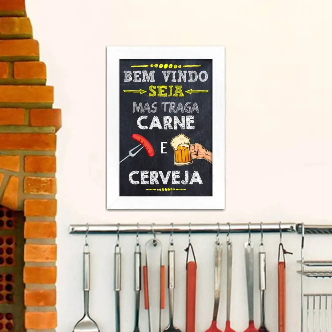 Quadro Decorativo Frase Bem Vindo Seja - Imagem 2