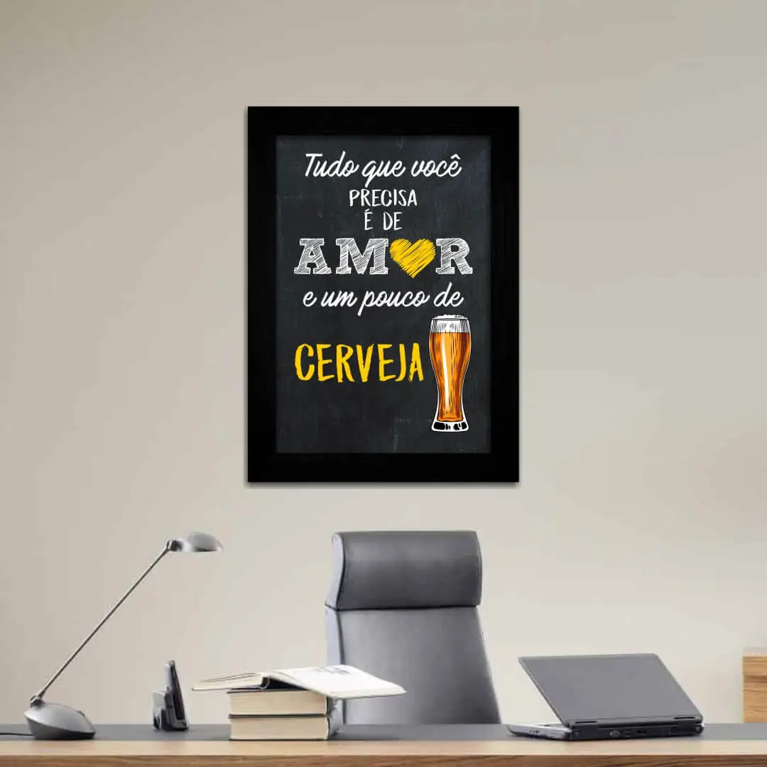 Quadro-Decorativo-Amor-e-Cerveja