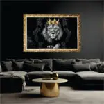 Quadro-Decorativo-Leão-Coroa-Modelo-Big's
