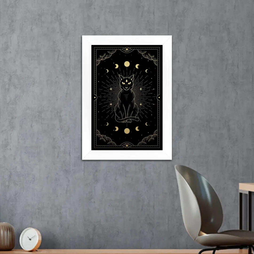 Quadro Decorativo Astro Gato - Imagem 2