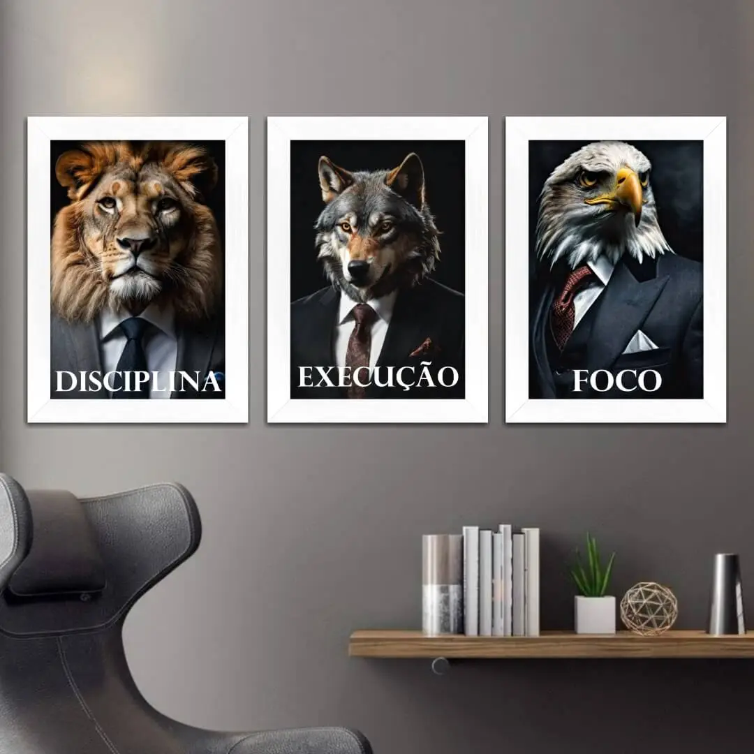Kit 3 Quadros Execussão Foco - Imagem 2