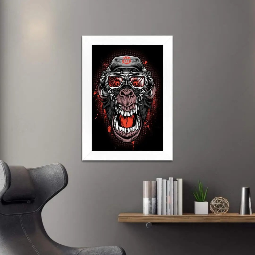 Quadro-Decoraitvo-Macaco-óculos - Imagem 2
