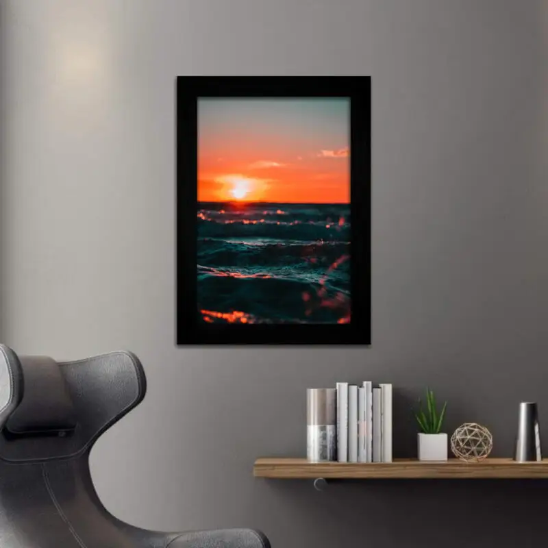 Quadro-Decorativo-Mar-e-Por-do-sol