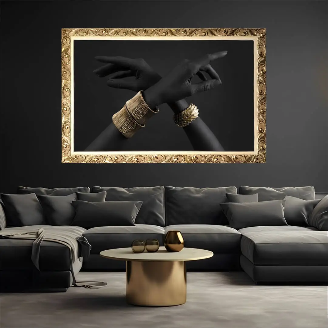 Quadro-Decorativo-Mãos-Bracelete-Modelo-Big's