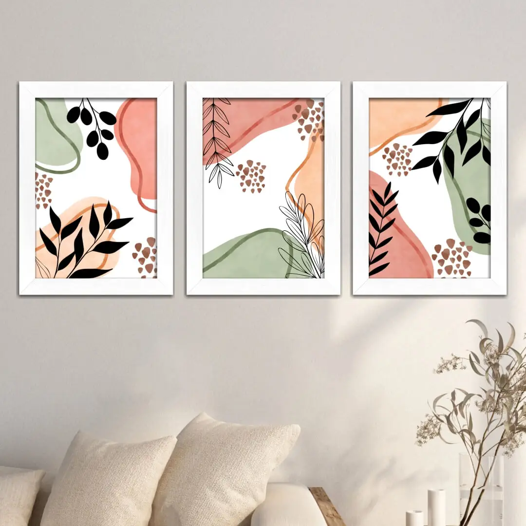 Kit 3 Quadros - Boho Chic Cores - Imagem 2