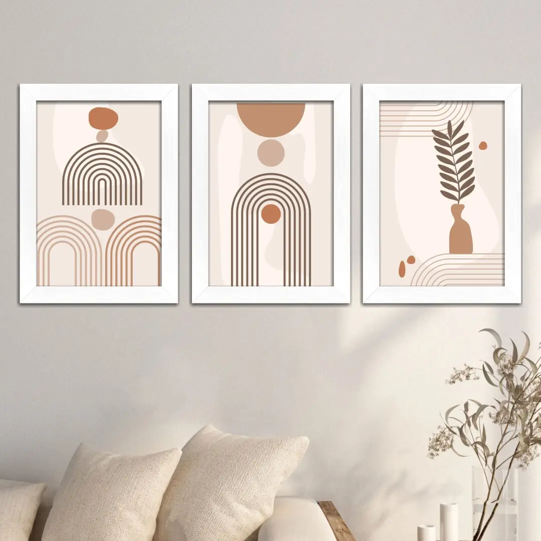 Kit 3 Quadros - Boho Chic Minimalista - Imagem 2