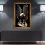 Quadro Decorativo Águia - Modelos Big's