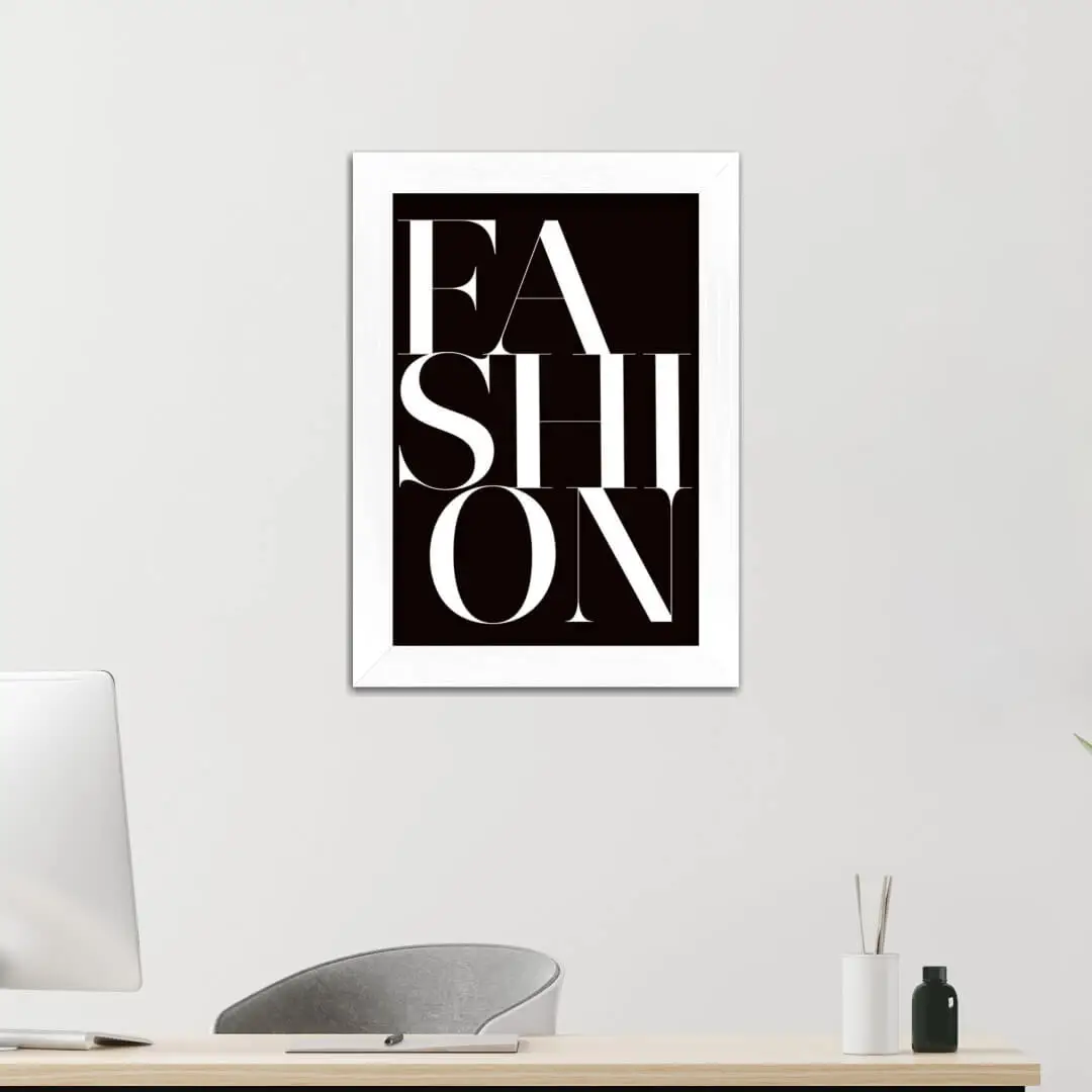 Quadro-Decorativo-Frase-Fashion