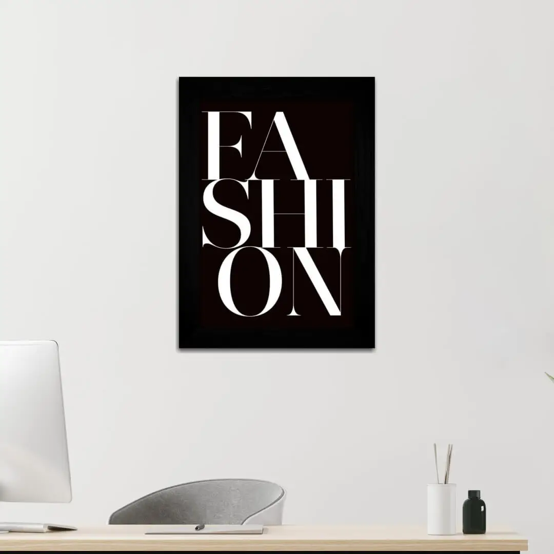 Quadro Decorativo Frase Fashion - Imagem 2