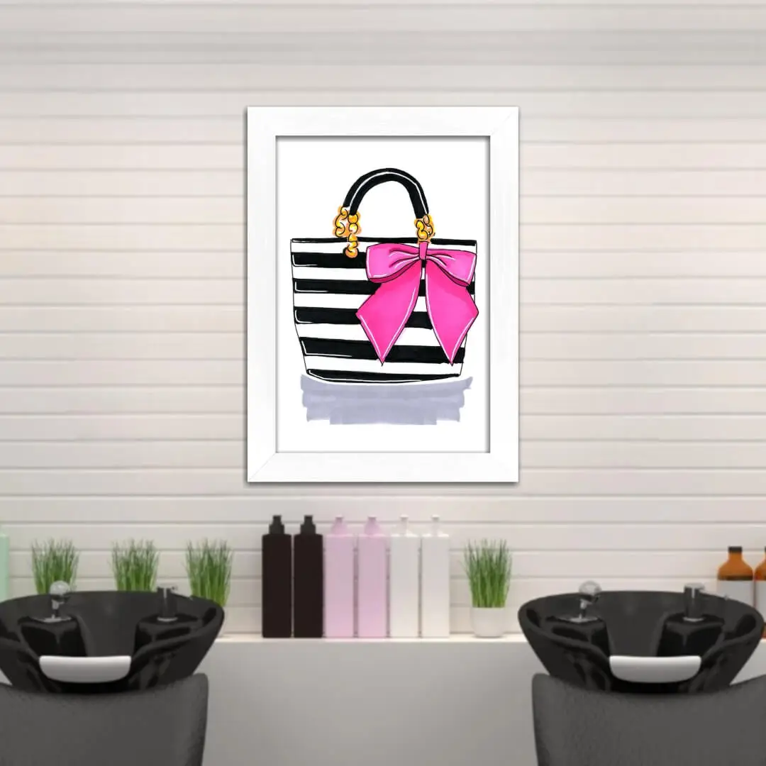 1440- Quadro-Decorativo-Moda-Bolsa-listrada