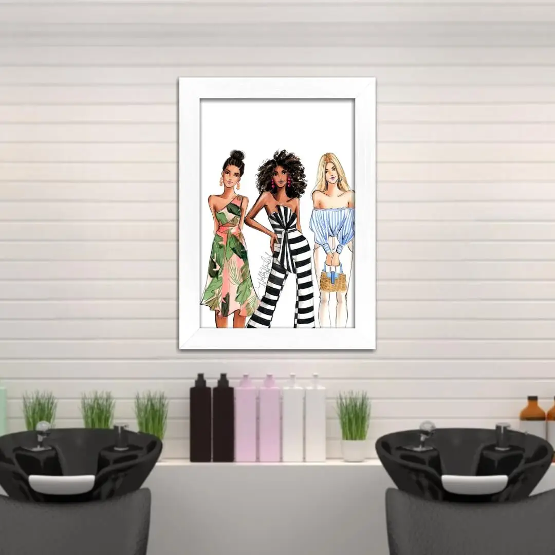 1459- Quadro-Decorativo-Modelos-desenho-mulheres