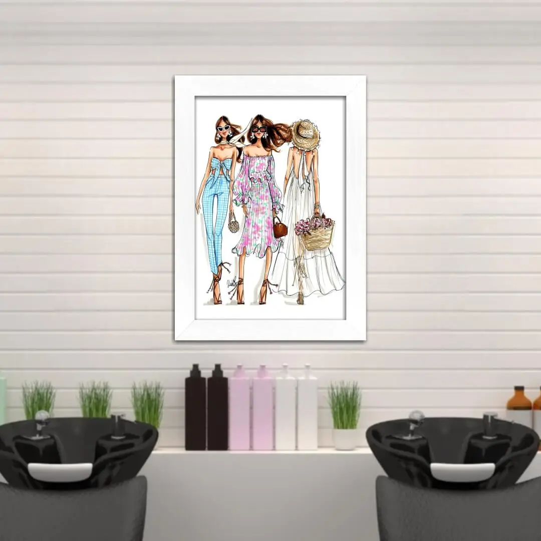 1460- Quadro-Decorativo-Modelos-Vestidas-artistico