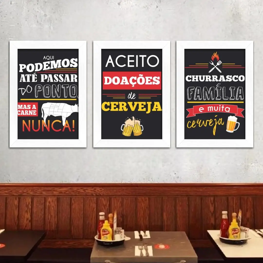 Kit 3 Quadros Cerveja - Imagem 2