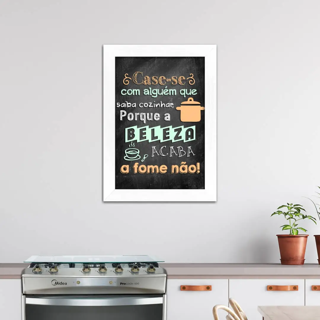 Quadro Decorativo Frase cozinhar - Imagem 2