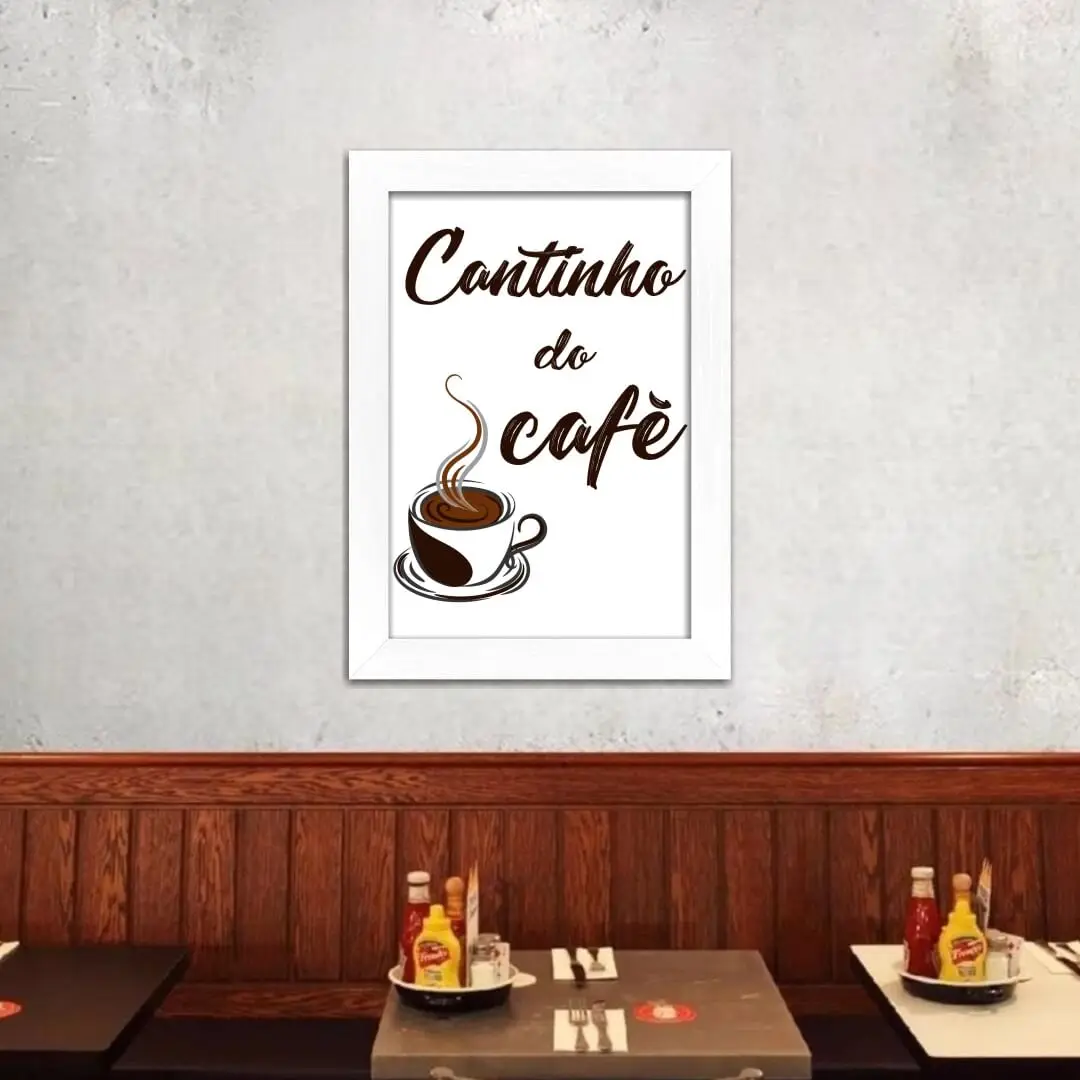 Quadro Decorativo Cantinho do Café - Imagem 2