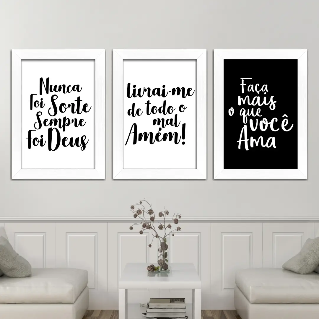 Kit-3-Quadros-Frase-Reza