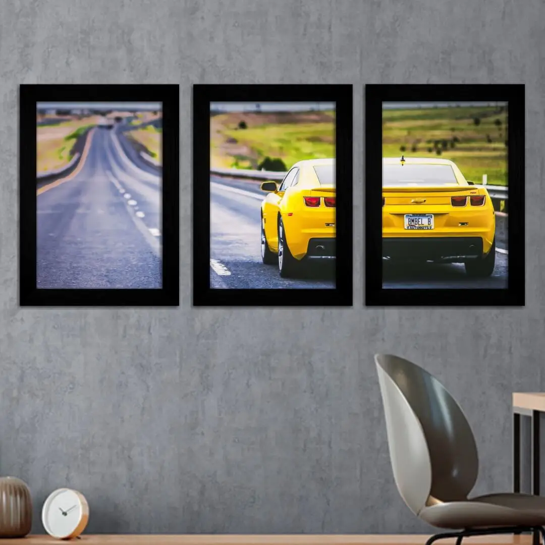 Kit-3-Quadros-Carro-na-Estrada