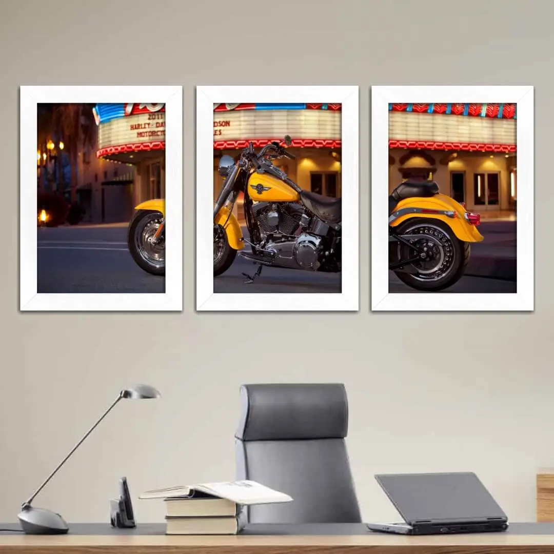 Kit 3 Quadros Conjunto Harley - Imagem 2