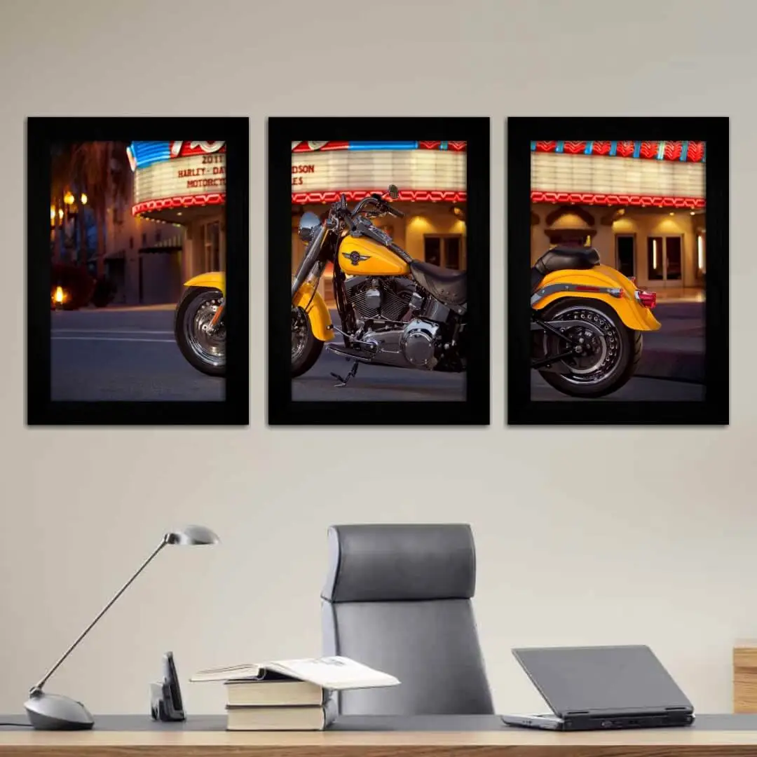 Kit-3-Quadros-Conjunto-Harley