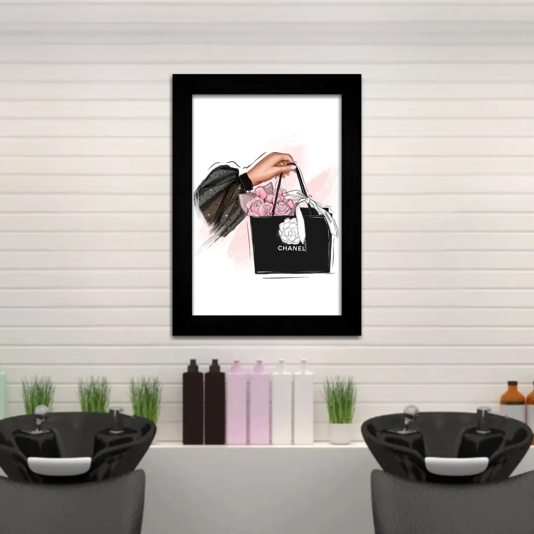 Quadro Decorativo Moda Bolsa - Imagem 2