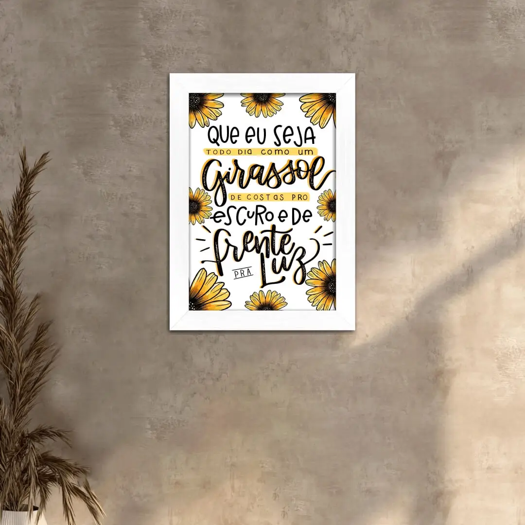 Quadro Decorativo Frase Que eu Seja - Imagem 2