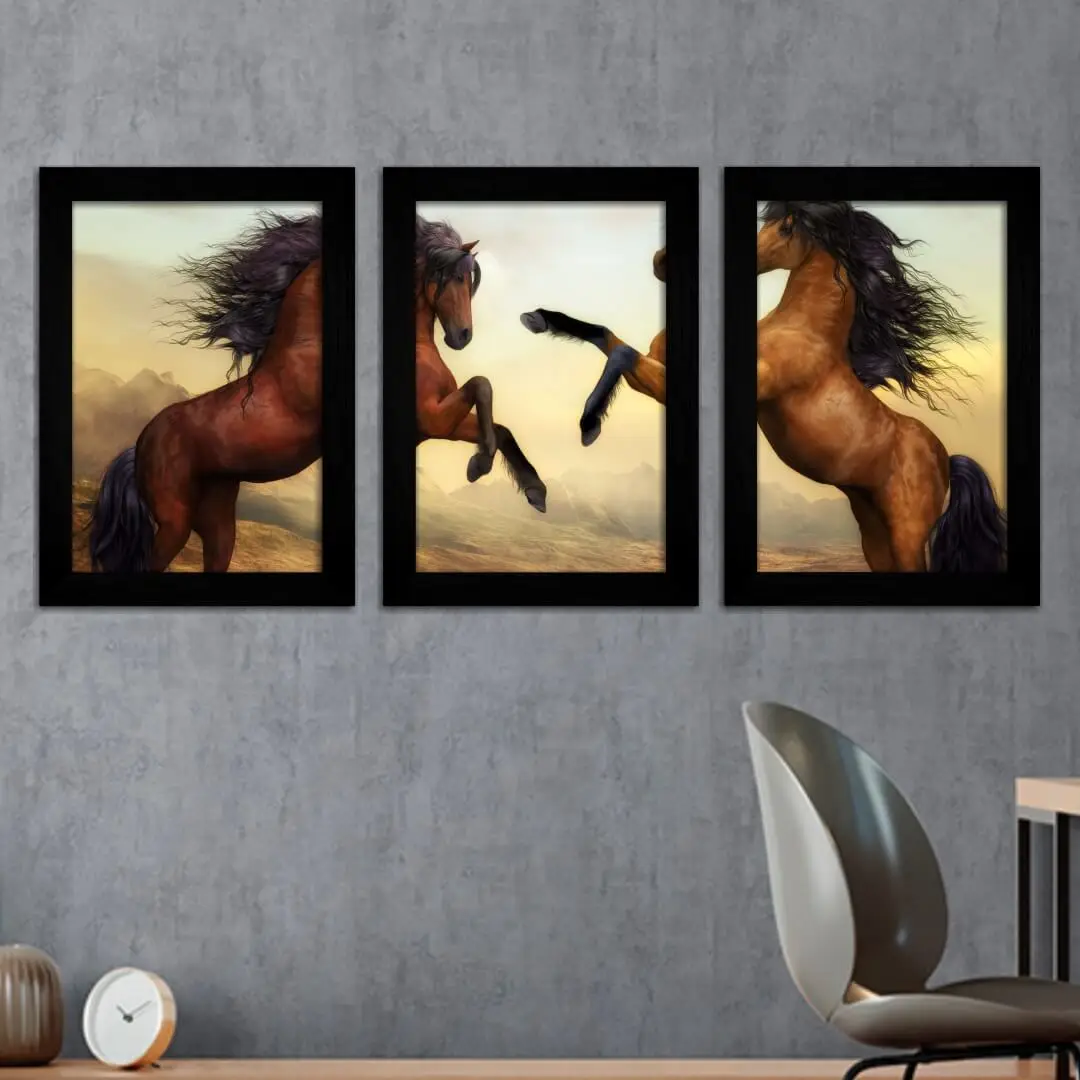 Kit-3-Quadros-Cavalos