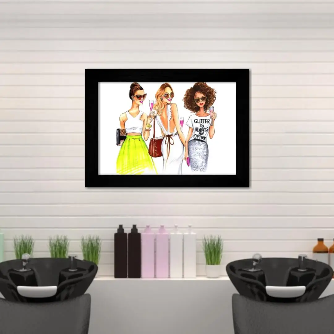 Quadro Decorativo Moda Modelos Mulheres - Imagem 2
