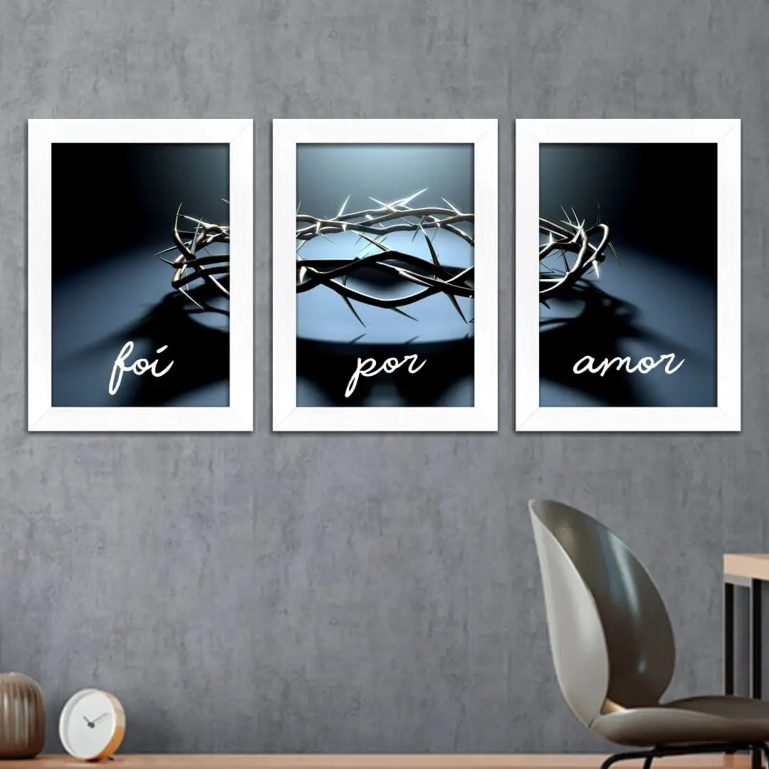 Kit-3-Quadros-Foi-Por-Amor - Imagem 2