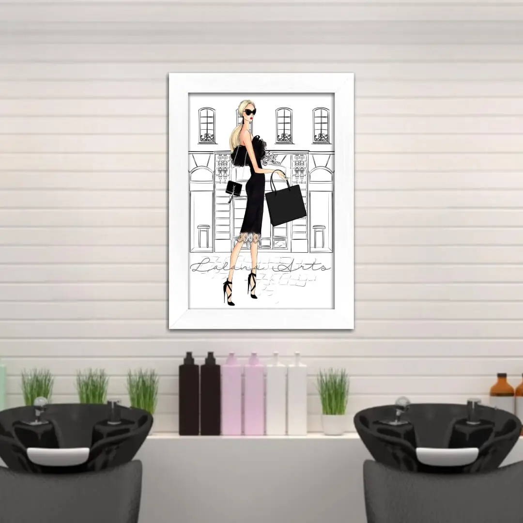 Quadro-Decorativo-Moda-Modelo-Loira