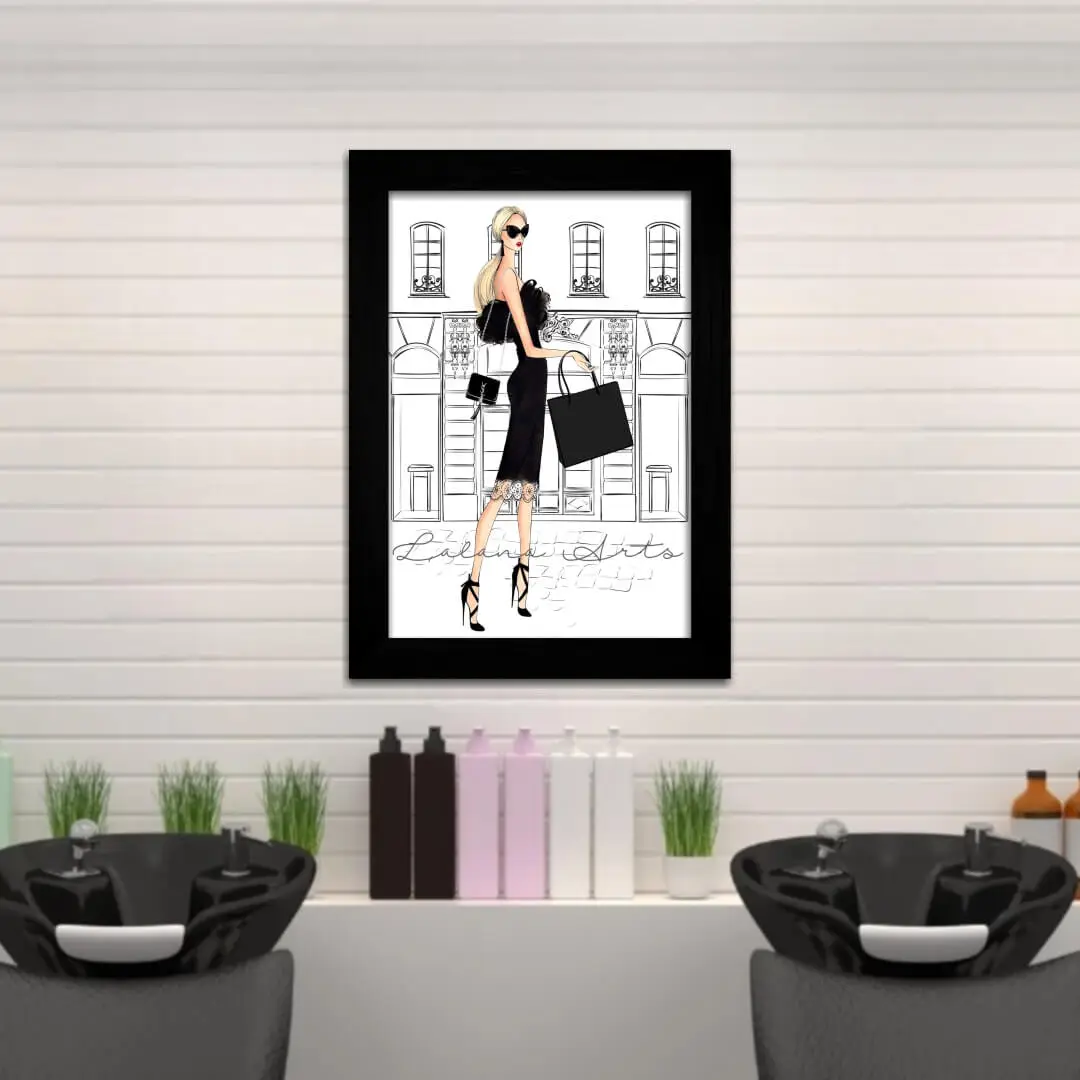 Quadro Decorativo Moda Modelo Loira - Imagem 2