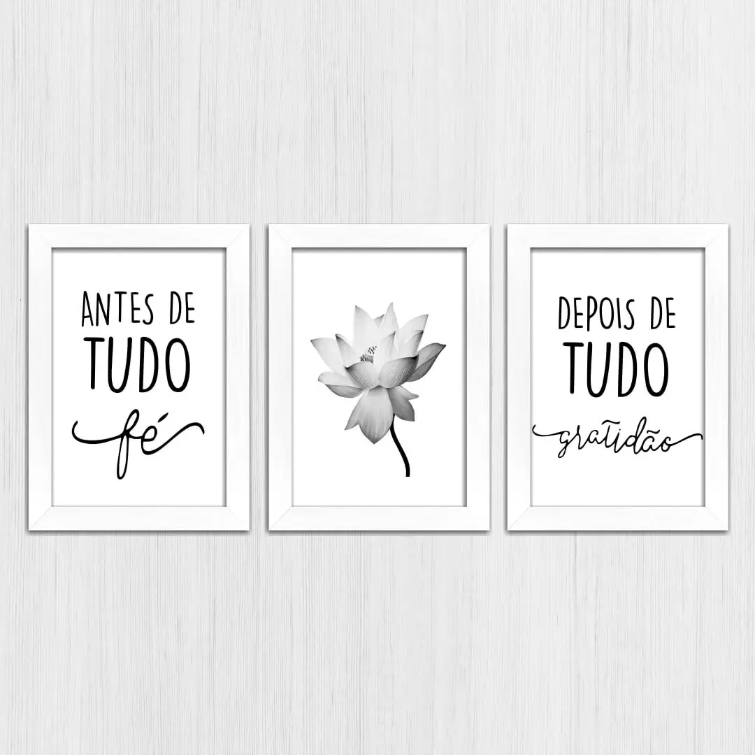 Kit 3 Quadros - Depois de tudo Gratidão - Imagem 4