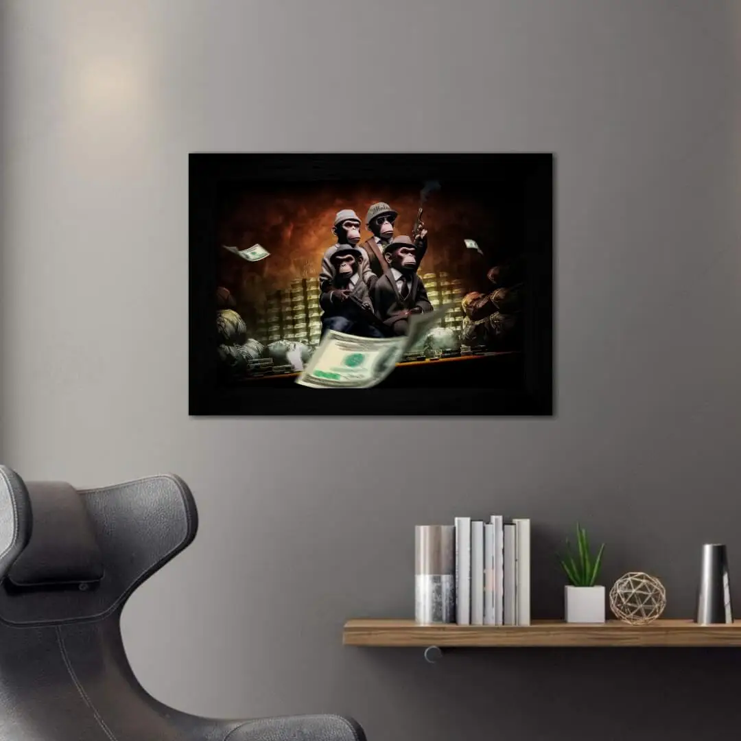 Quadro-Decorativo-Macacos-Gangsters