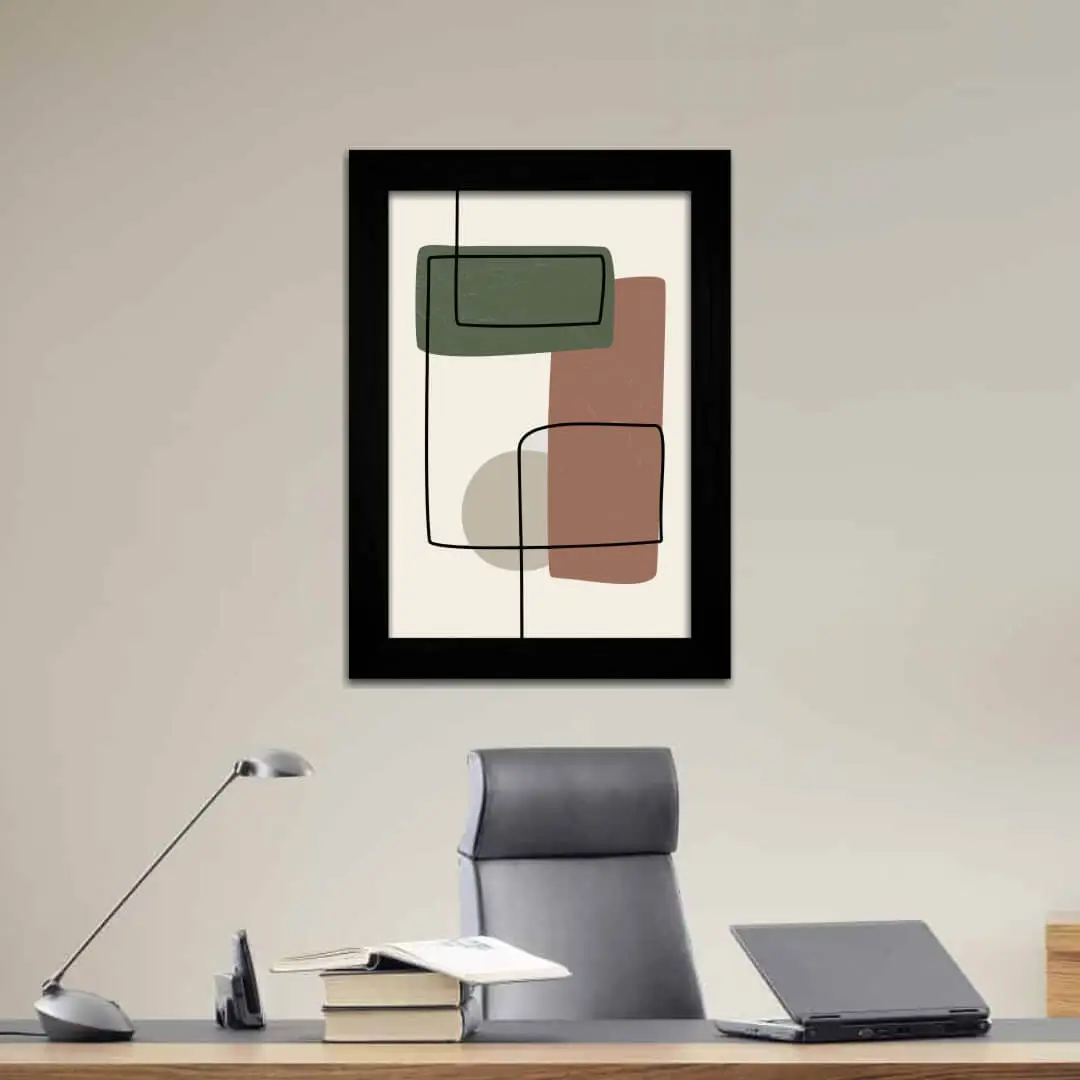 Quadro Decorativo Boho chic Traços - Imagem 2