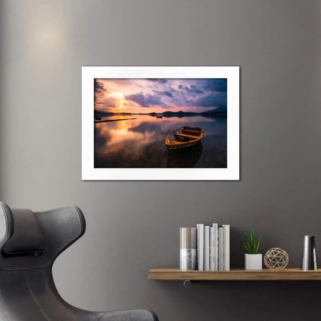 Quadro Decorativo Barco Mar - Imagem 2