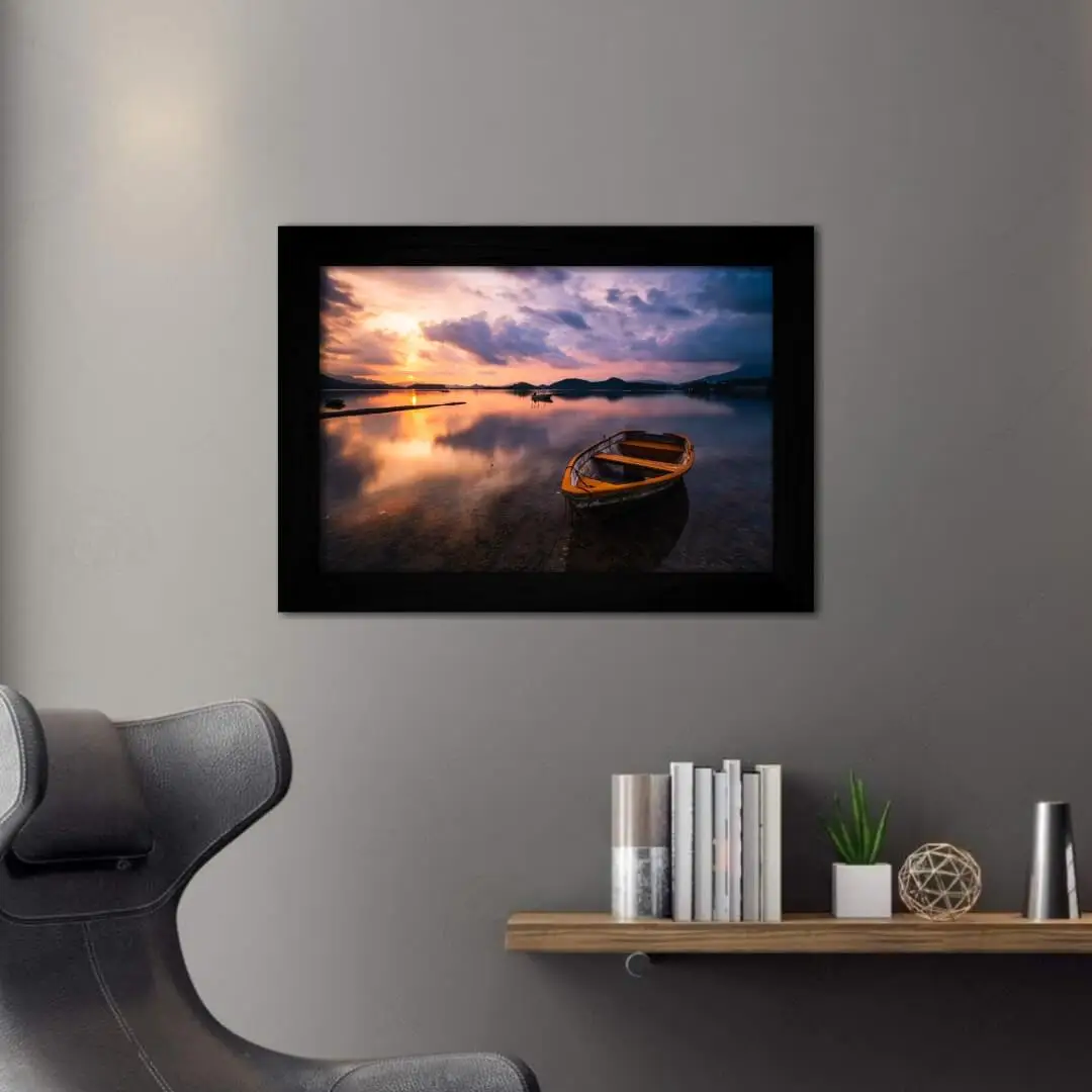 1296 Quadro-Decorativo-Barco-Mar