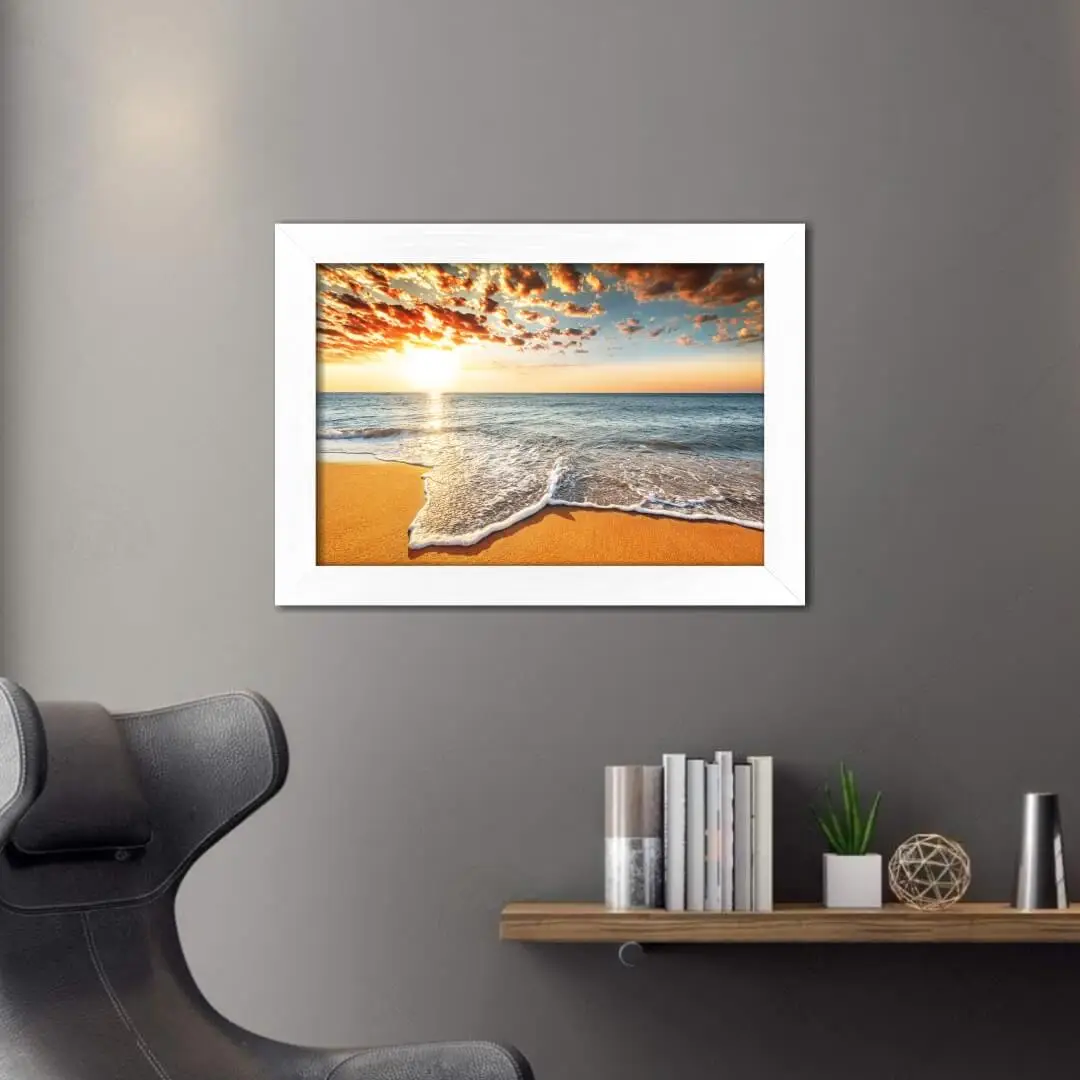 Quadro Decorativo Praia Ondas - Imagem 2
