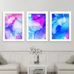 Kit-3-Quadros-Abstrato-Azul