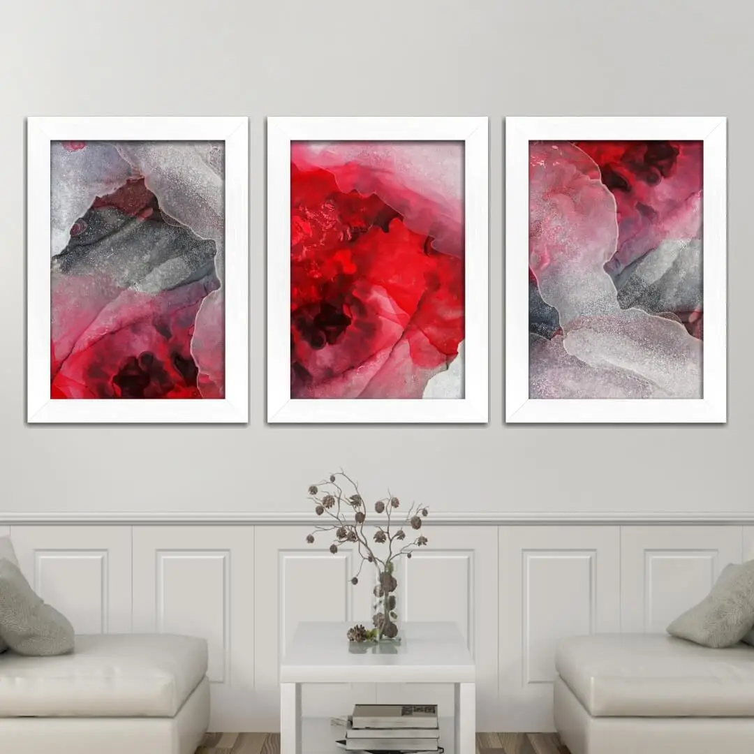 Kit-3-Quadros-Abstrato-Vermelho
