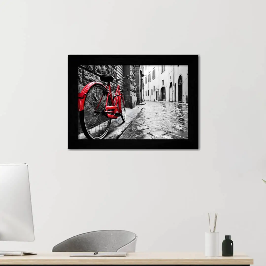 1314 Quadro-Decorativo-Bicicleta-Encostada