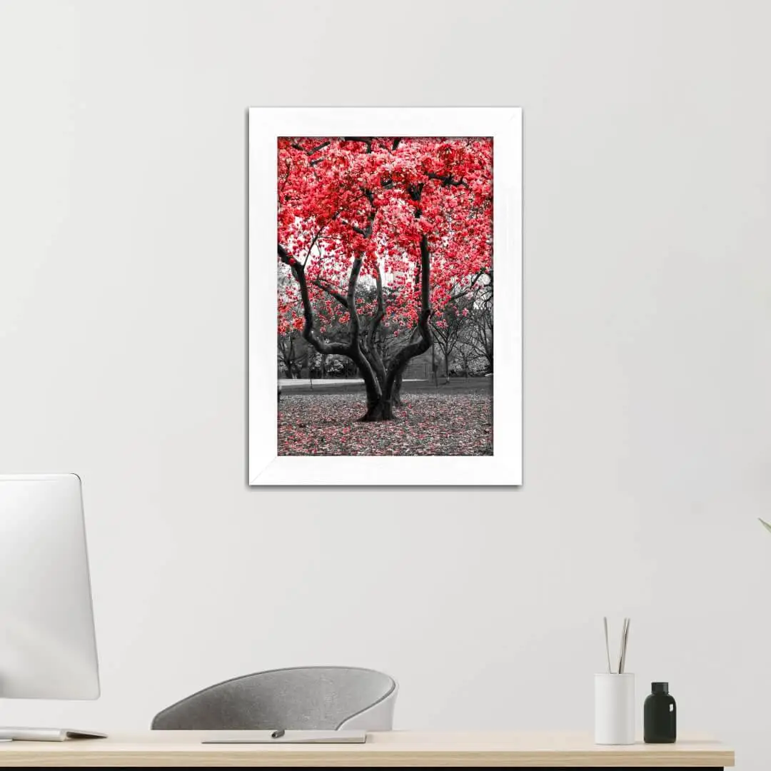 Quadro Decorativo Arvore Rosada - Imagem 2