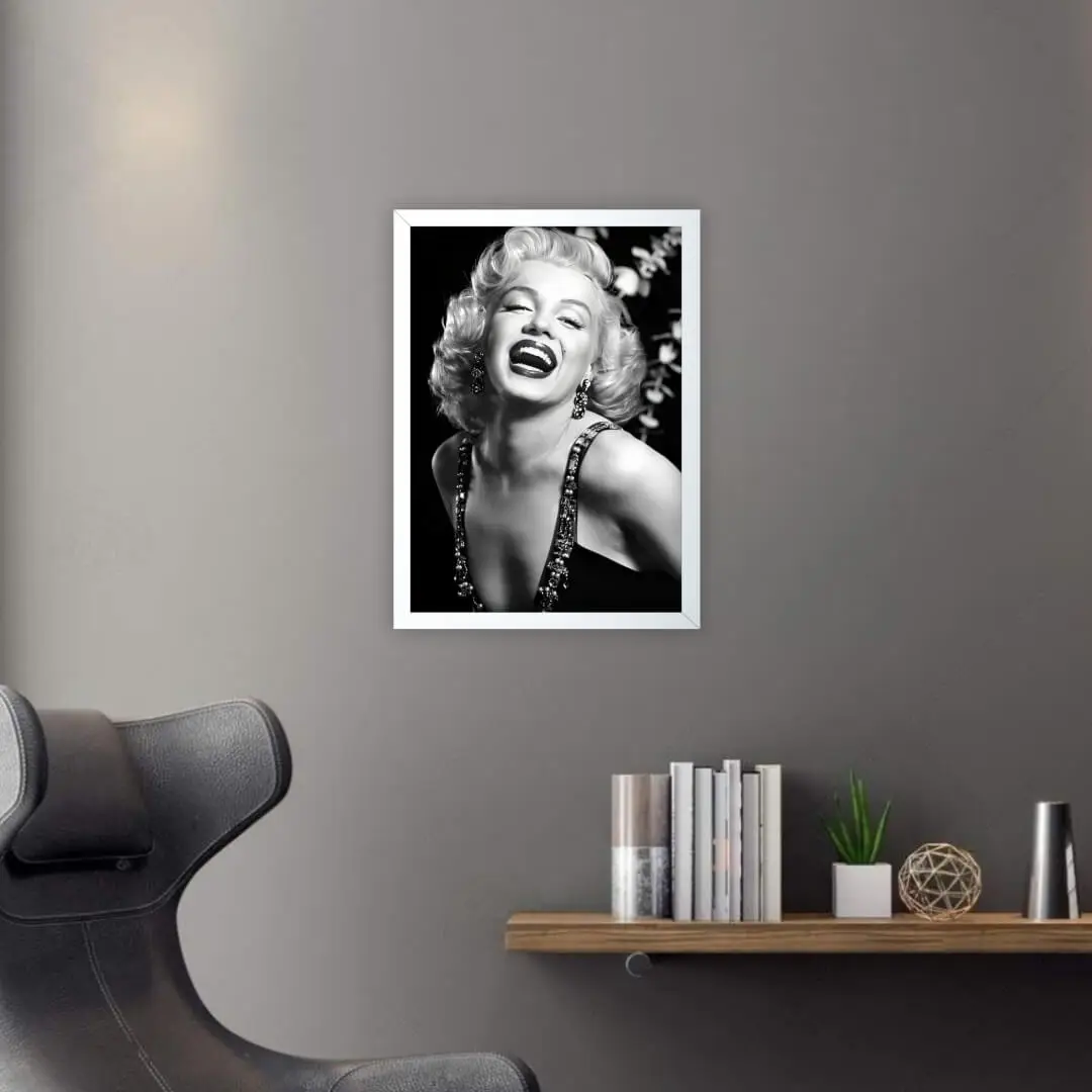 1336- Quadro-Decorativo-Marilyn-Monroe-Preto-e-Branco