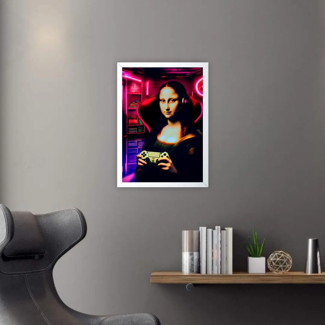 Quadro Decorativo Mona Lisa - Imagem 2
