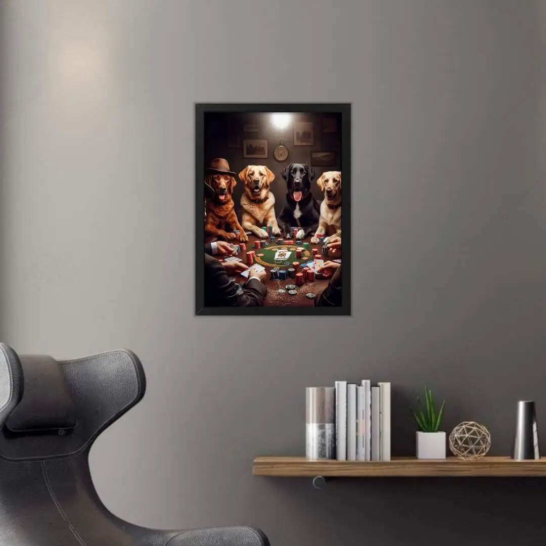 1341 Quadro-Decorativo-Cães-Poker