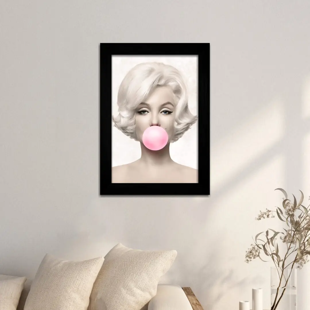 1343 Quadro Decorativo - Marilyn Monroe Chiclete - Imagem 1